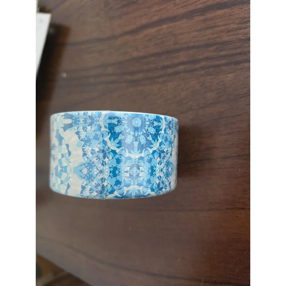 Duck Tape Blue Diamond Bling Pattern Duct Tape 1.88 in x 10 yd New